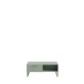 Couchtisch >SILBA< in Salbei (grün) mit Schublade - 110x44,4x57,2cm (BxHxT)