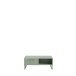 Couchtisch >SILBA< in Salbei (grün) mit Schublade - 110x44,4x57,2cm (BxHxT)