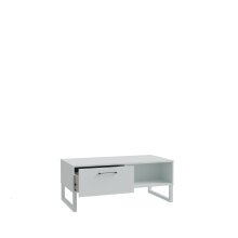 Couchtisch >SILBA< in Secret Grey, mit Schublade - 110x44,4x57,2cm (BxHxT)