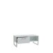 Couchtisch >SILBA< in Secret Grey, mit Schublade - 110x44,4x57,2cm (BxHxT)