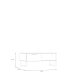 Couchtisch >SILBA< in Secret Grey, mit Schublade - 110x44,4x57,2cm (BxHxT)