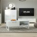 Couchtisch >SILBA< in Secret Grey, mit Schublade - 110x44,4x57,2cm (BxHxT)