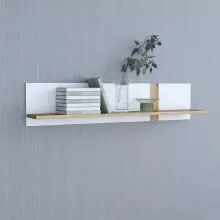 Wandboard >TULUZA< in weiß / Artisan Eiche...
