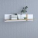 Wandboard >TULUZA< in weiß / Artisan Eiche Dekor - 140x29,6x21,9cm (BxHxT)