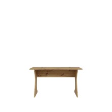 Schreibtisch >UTAPAU< in Artisan Eiche Dekor - 140x76,2x65cm (BxHxT)
