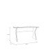 Schreibtisch >UTAPAU< in Artisan Eiche Dekor - 140x76,2x65cm (BxHxT)