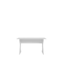 Schreibtisch >UTAPAU< in weiß - 140x76,2x65cm (BxHxT)