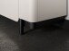 Sideboard >VODOL< in sand,schwarz mit 3 Sofclose-Türen - 204,9x77,9x44,8cm (BxHxT)