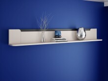Wandboard >VODOL< in sand,schwarz - 200x25,6x21,9cm...