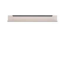 Wandboard >VODOL< in sand,schwarz - 200x25,6x21,9cm (BxHxT)