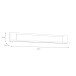 Wandboard >VODOL< in sand,schwarz - 200x25,6x21,9cm (BxHxT)