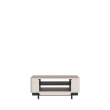 Couchtisch >VODOL< in sand,schwarz - 115x49,4x65,4cm (BxHxT)