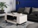 Couchtisch >VODOL< in sand,schwarz - 115x49,4x65,4cm (BxHxT)