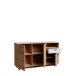 Sideboard >CHESAPEAKE< in Schnee Eiche/ Riviera Eiche Dekor, 3 Türen und 1 Schublade - 149,6x85,7x41,3cm (BxHxT)