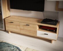 Lowboard >CHESAPEAKE< in Schnee/Riviera Eiche Dekor...