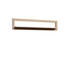 Wandregal >CHESAPEAKE< in Schnee Eiche/ Riviera Eiche Dekor - 150x32x20,4cm (BxHxT)