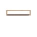 Wandregal >CHESAPEAKE< in Schnee Eiche/ Riviera Eiche Dekor - 150x32x20,4cm (BxHxT)