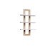 Wandregal >CHESAPEAKE< in Schnee Eiche/ Riviera Eiche Dekor - 70x121,1x23,6cm (BxHxT)