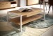 Couchtisch >CHESAPEAKE< in Riviera Eiche Dekor / weiß mit Schublade - 111x40x60cm (B/H/T)