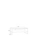 Couchtisch >CHESAPEAKE< in Riviera Eiche Dekor / weiß mit Schublade - 111x40x60cm (B/H/T)