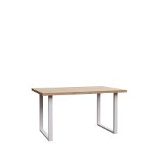 Esstisch >CHESAPEAKE< in Riviera Eiche/weiß - 140x74,7x90cm (B/H/T)