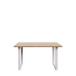 Esstisch >CHESAPEAKE< in Riviera Eiche/weiß - 140x74,7x90cm (B/H/T)