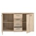 Sideboard >GLORIA< in Sonoma Eiche Dekor, 2 Türen, 4 Schubladen - 147x84,3x41cm (BxHxT)