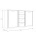 Sideboard >GLORIA< in Sonoma Eiche Dekor, 2 Türen, 4 Schubladen - 147x84,3x41cm (BxHxT)