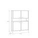 Highboard >HIGH ROCK< in Schwarz/ Riviera Eiche Dekor, 4 Türen - 121,3x152,3x40,2cm (BxHxT)
