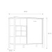 Kommode >HIGH ROCK< in Schwarz/ Riviera Eiche Dekor - 93,3x85,1x40,2cm (BxHxT)