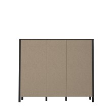 Highboard >HIGH ROCK< in Schwarz/ Riviera Eiche Dekor, 11 Fächer, - 139,4x117,1x40,2cm (BxHxT)