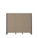Highboard >HIGH ROCK< in Schwarz/ Riviera Eiche Dekor, 11 Fächer, - 139,4x117,1x40,2cm (BxHxT)