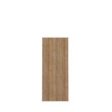 Bartisch >HIGH ROCK< in Schwarz / Riviera Eiche Dekor, 11 Fächer, 2 Türen - 151,5x120,3x49,2cm (BxHxT)