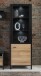 Vitrine >HIGH ROCK< in Schwarz / Riviera Eiche Dekor - 64,8x193,9x40,2cm (BxHxT)