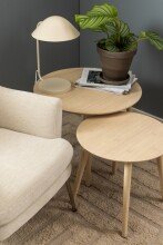 Satztisch >Roslin< (2-teilig) in Bambus, Bambus - 45x60cm (HxD)