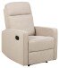 TV-Sessel >Asila< in Beige, Polyester, Stahl - 72x103x91cm (BxHxT)