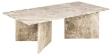 Couchtisch >Vega< in Braun, Marmor - 140x42x70cm...