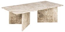 Couchtisch >Vega< in Braun, Marmor - 140x42x70cm...