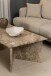 Couchtisch >Vega< in Braun, Marmor - 140x42x70cm (BxHxT)