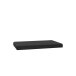 Bankauflage >HIGH ROCK< in Kunstleder schwarz - 61,1x5x35,4cm (BxHxT)