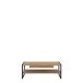 Couchtisch >HIGH ROCK< in Riviera Eiche Dekor mit Schublade - 111x40x60cm (BxHxT)
