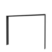 Passepartout >PASSEPARTOUTS< in schwarz - 280,6x215,9x23,8cm (BxHxT)