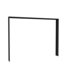 Passepartout >PASSEPARTOUTS< in schwarz - 280,6x215,9x23,8cm (BxHxT)