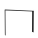 Passepartout >PASSEPARTOUTS< in schwarz - 280,6x215,9x23,8cm (BxHxT)