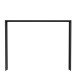 Passepartout >PASSEPARTOUTS< in schwarz - 280,6x215,9x23,8cm (BxHxT)