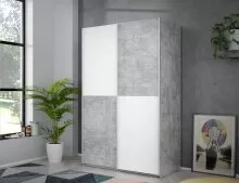 Schiebetürenschrank >LUPO< in Weiss /...