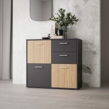 Kommode >QUADRO 2< mit 3 Türen und 2...