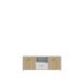 TV-Lowboard >QUADRO 2< mit 2 Türen und Schublade, in Weiss / Lamela Eiche Dekor - 138,2x50,3x40cm (BxHxT)