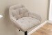 Barhocker >Brooke< (2er-Set) in Beige, Stoff, Stahl - 52x109x52cm (BxHxT)