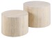 Satztisch >Dice< (2-teilig) in travertin, MDF - 58x40x58cm (BxHxT)